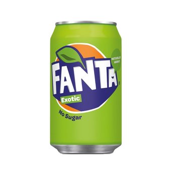 Fanta Exotic No Sugar hoog blik