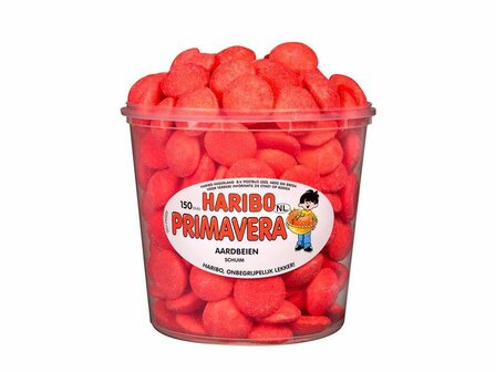 Haribo silo aardbeien schuim